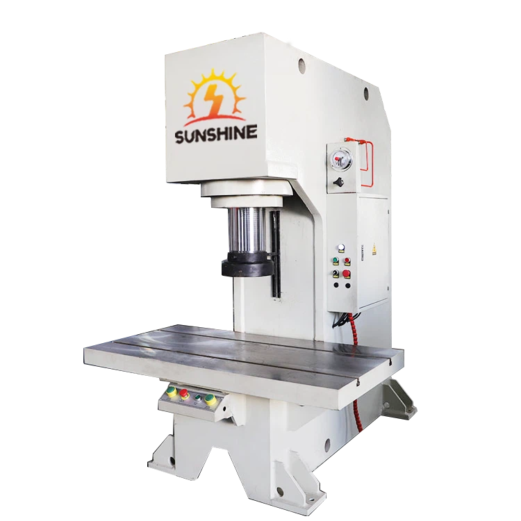 Y41 egyoszlopos hidraulikus prés PLC-vel